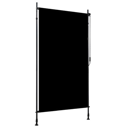 vidaXL Roller Blind | Anthracite | Polyester with PA coating | 120x270 cm 1