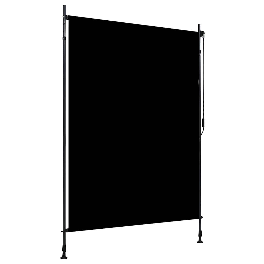 vidaXL Roller Blind | Anthracite | Fabric with PA coating, Steel, Aluminium 1