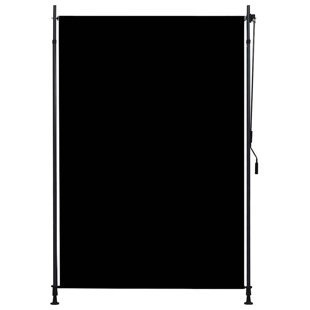vidaXL Roller Blind | Anthracite | Fabric with PA coating, Steel, Aluminium 2