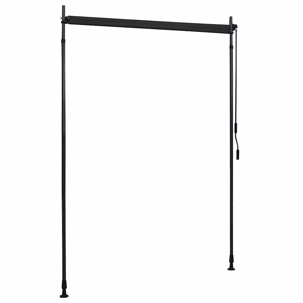 vidaXL Roller Blind | Anthracite | Fabric with PA coating, Steel, Aluminium 5