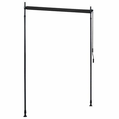 vidaXL Roller Blind | Anthracite | Fabric with PA coating, Steel, Aluminium 5