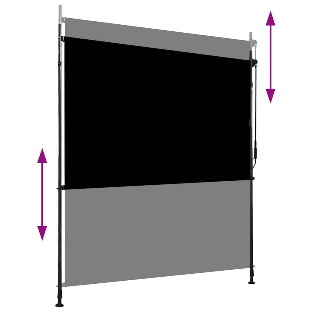 Outdoor Roller Blind Anthracite