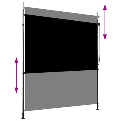 Outdoor Roller Blind Anthracite