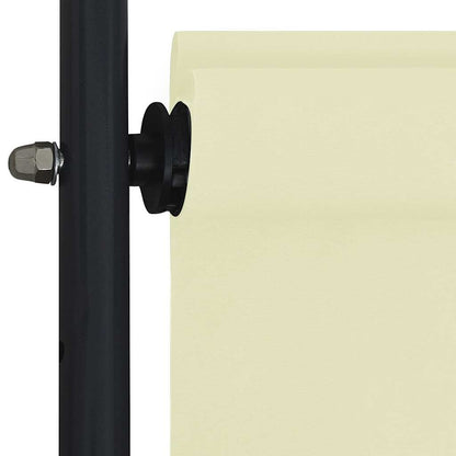 vidaXL Roller Blind | Cream | Polyester with PA coating, steel, aluminium 6