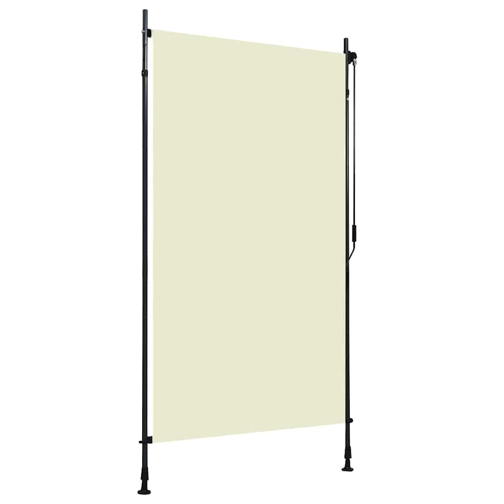 vidaXL Roller Blind | Cream | Polyester with PA coating, steel, aluminium 1