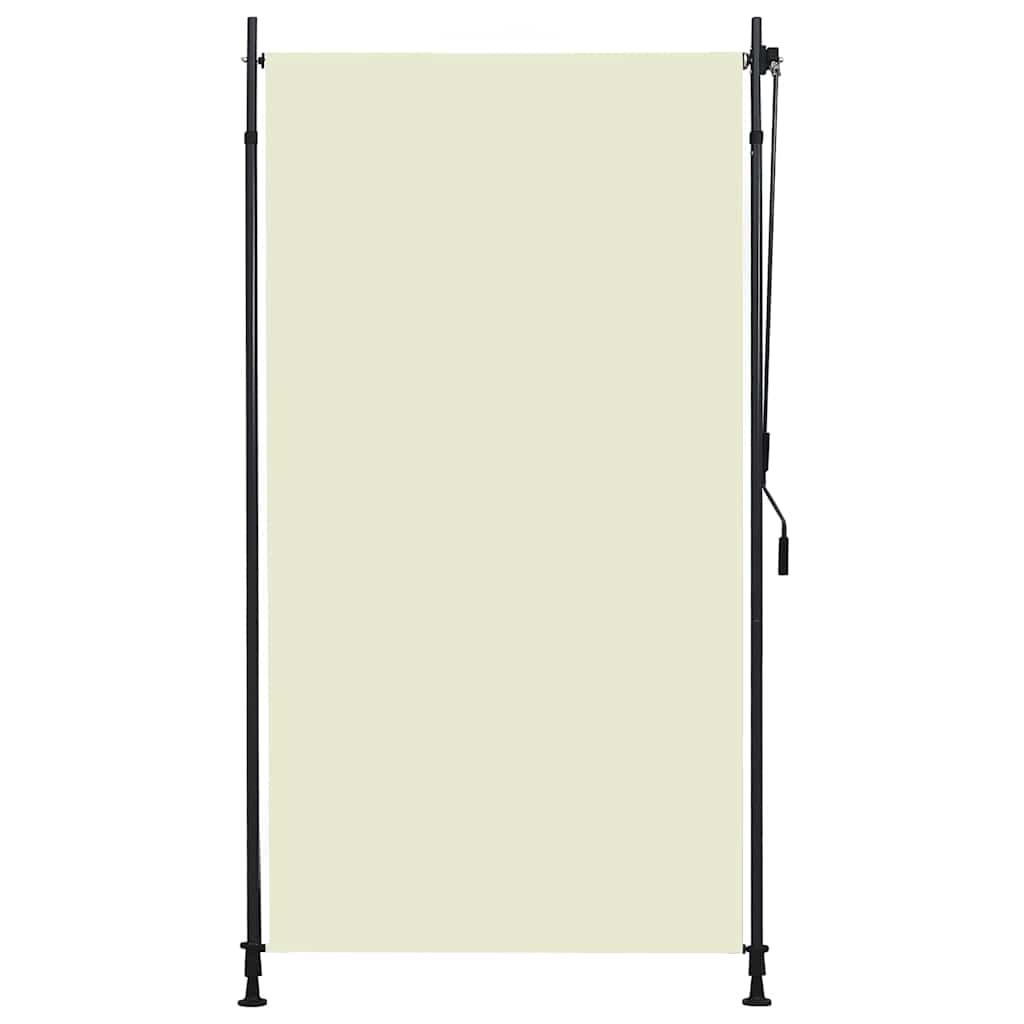 vidaXL Roller Blind | Cream | Polyester with PA coating, steel, aluminium 2