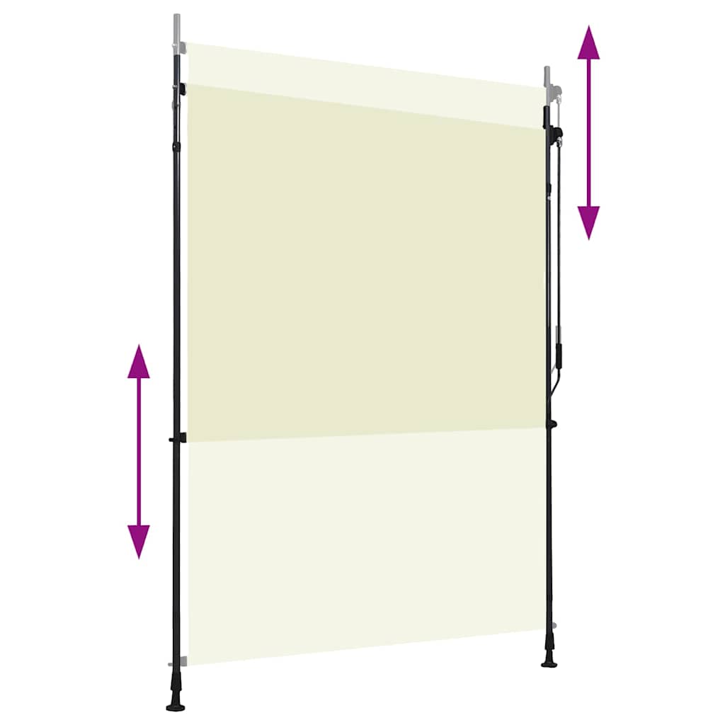 vidaXL Roller Blind | Cream | Polyester with PA coating | 150x270 cm 3