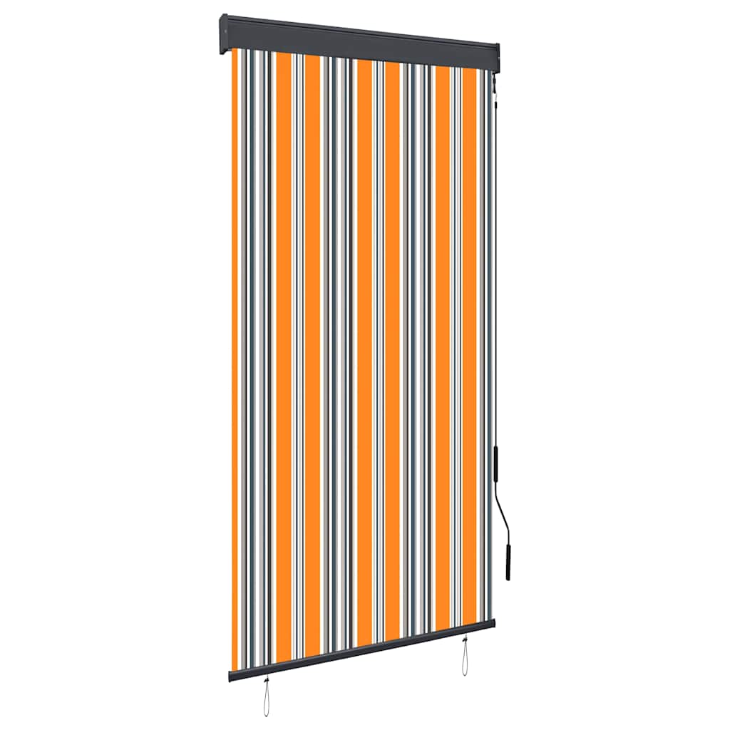 vidaXL Outdoor Roller Blind 80x250 cm Yellow and Blue 1