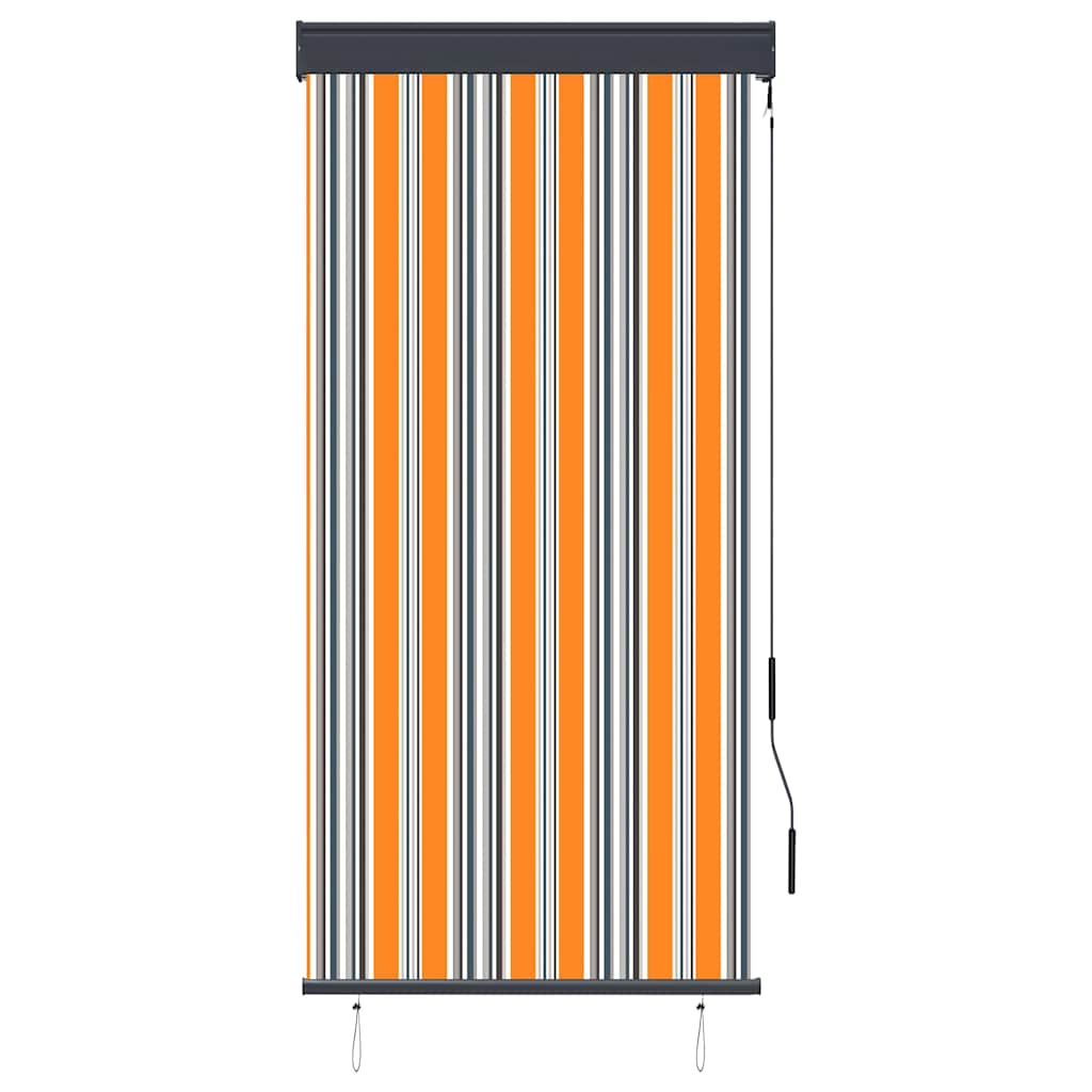 vidaXL Outdoor Roller Blind 80x250 cm Yellow and Blue 2