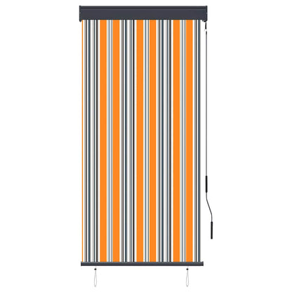 vidaXL Outdoor Roller Blind 80x250 cm Yellow and Blue 2