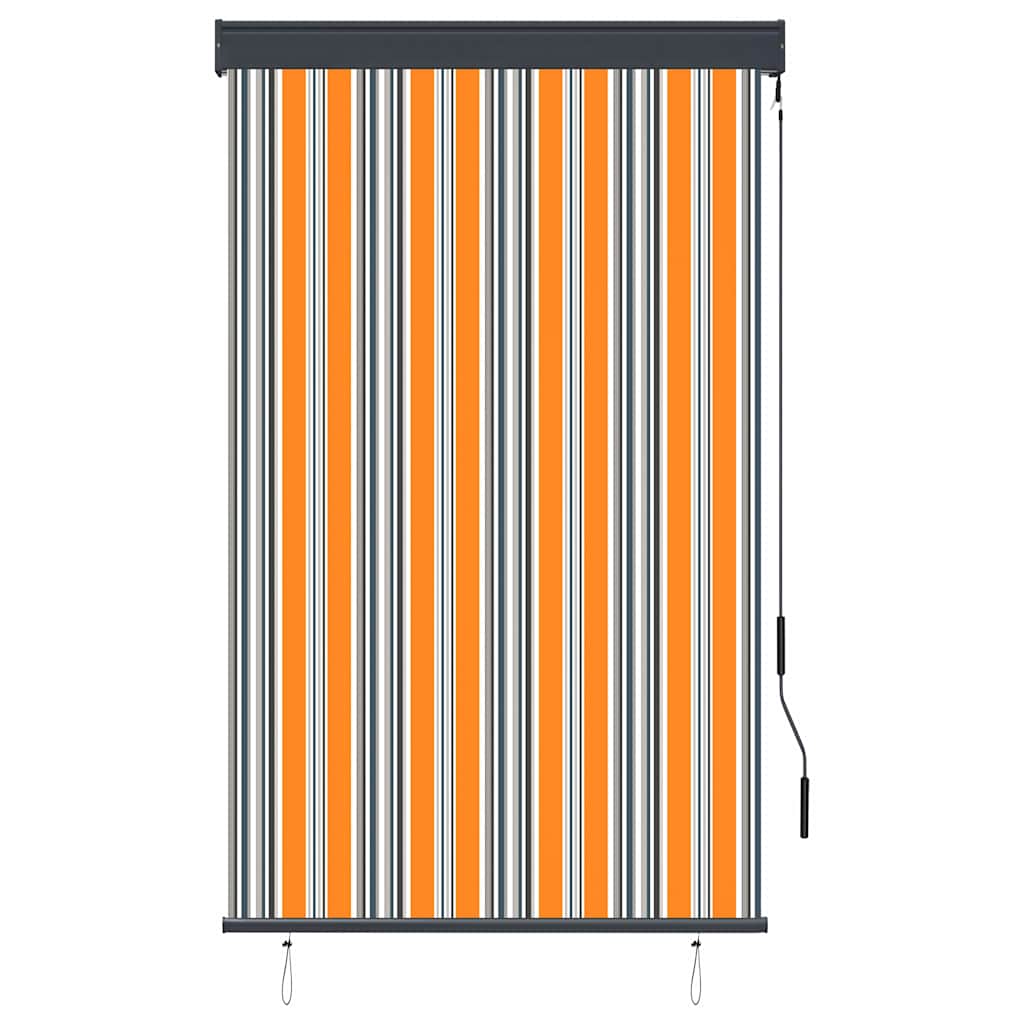 vidaXL Outdoor Roller Blind 100x250 cm Yellow and Blue 2