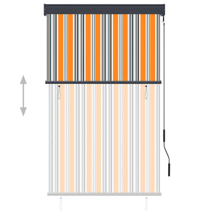 vidaXL Outdoor Roller Blind 100x250 cm Yellow and Blue 3