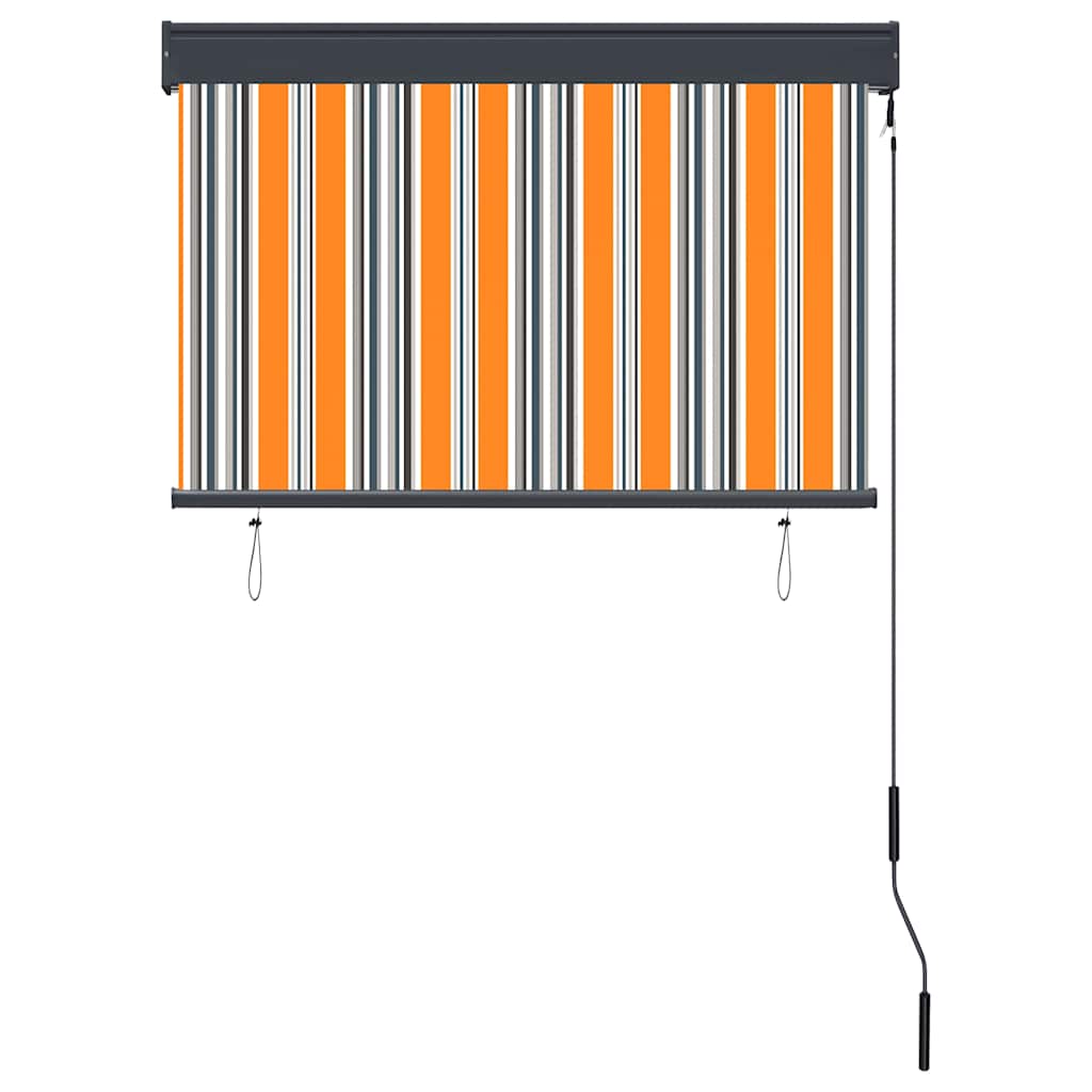 vidaXL Outdoor Roller Blind 100x250 cm Yellow and Blue 4