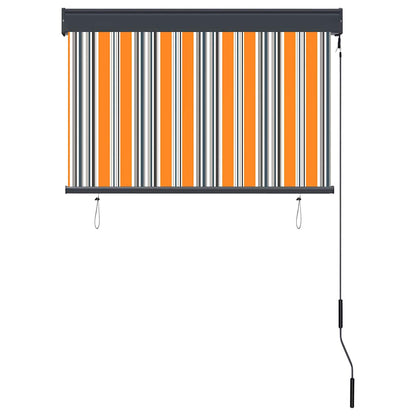 vidaXL Outdoor Roller Blind 100x250 cm Yellow and Blue 4