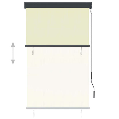 vidaXL Outdoor Roller Blind 100x250 cm Cream 3