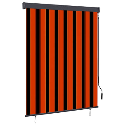 vidaXL Outdoor Roller Blind 140x250 cm Orange and Brown 1
