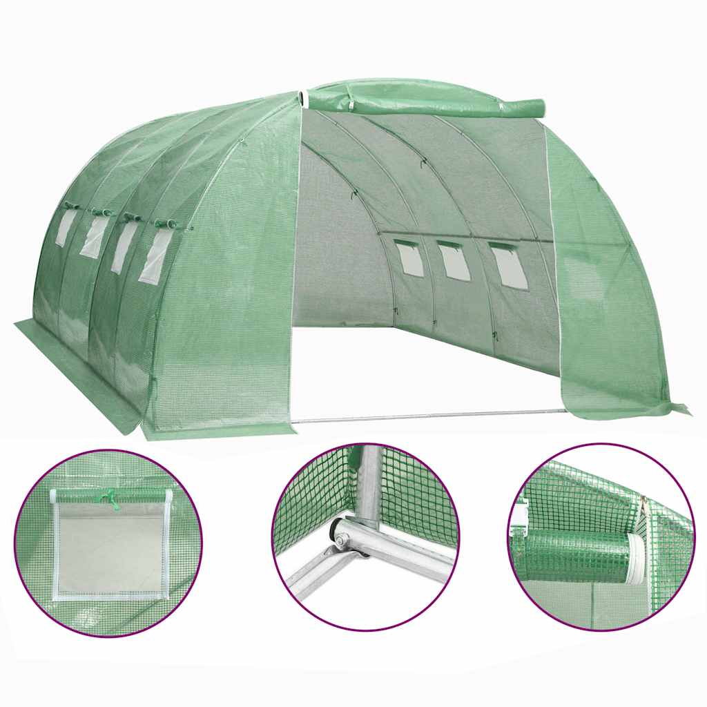Greenhouse 9m² 400 cm 400 cm
