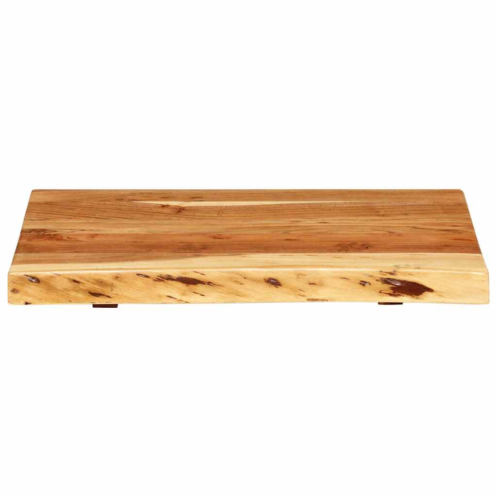 vidaXL Bathroom Vanity Top Solid Acacia Wood 58x52x3.8 cm 3