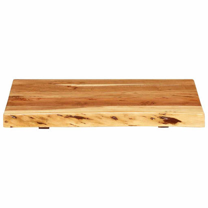 vidaXL Bathroom Vanity Top Solid Acacia Wood 58x52x3.8 cm 3