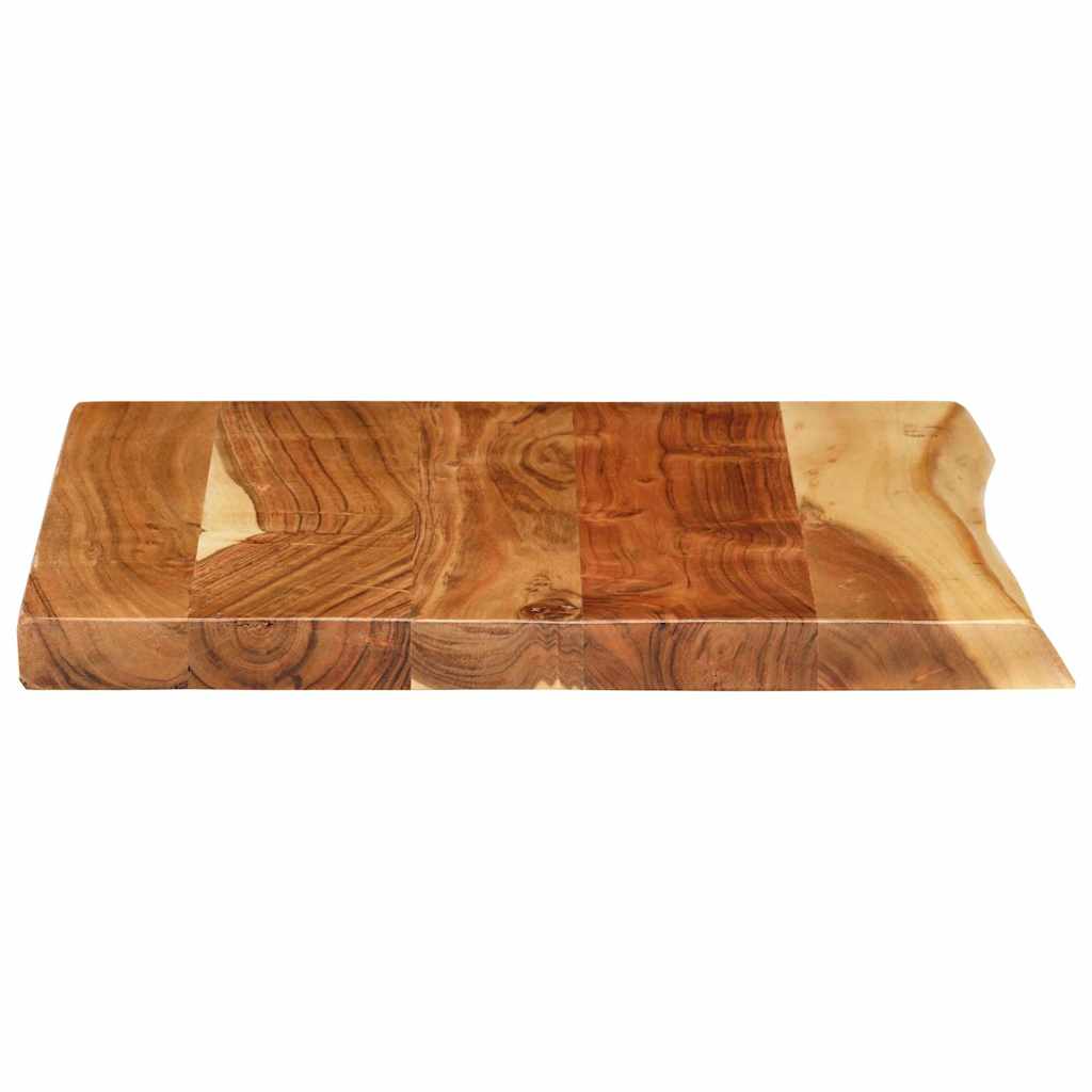 vidaXL Bathroom Vanity Top Solid Acacia Wood 58x52x3.8 cm 4