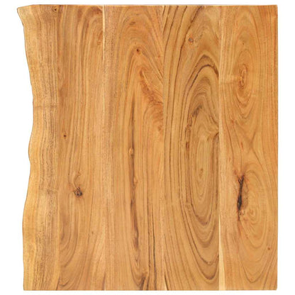 vidaXL Bathroom Vanity Top Solid Acacia Wood 80x52x2.5 cm 1