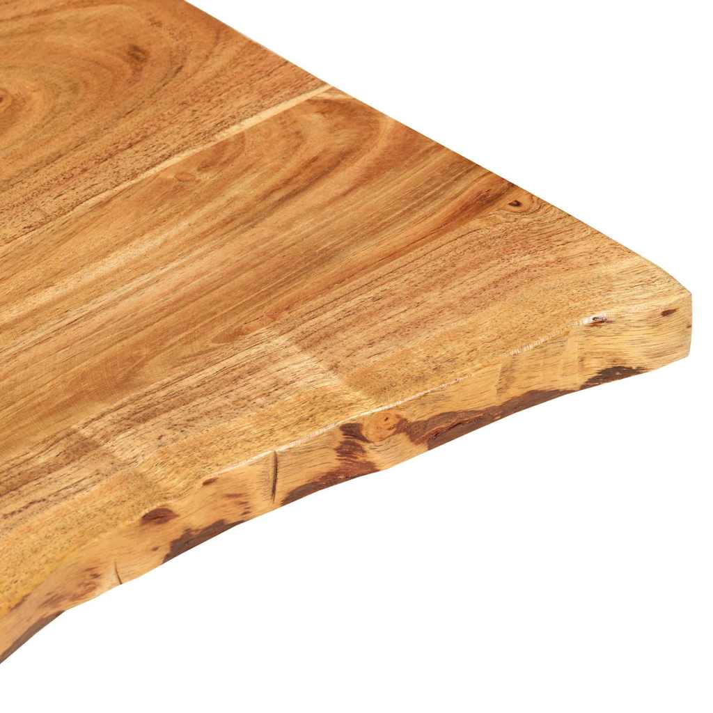 vidaXL Bathroom Vanity Top Solid Acacia Wood 80x52x2.5 cm 6