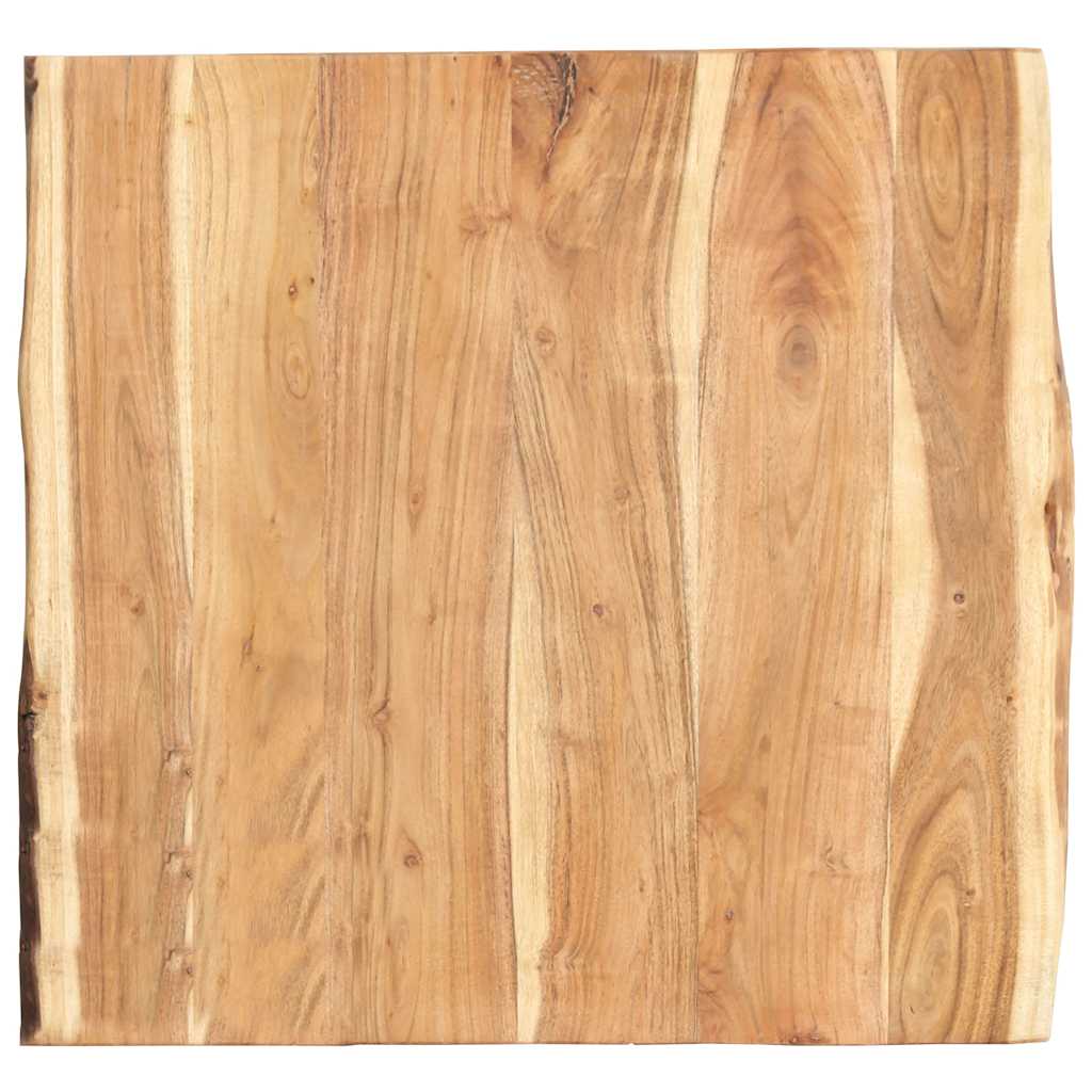 vidaXL Table Top Solid Acacia Wood 58x(50-60)x3.8 cm 1