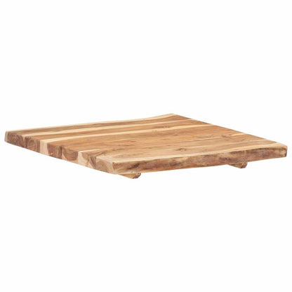 vidaXL Table Top Solid Acacia Wood 58x(50-60)x3.8 cm 6
