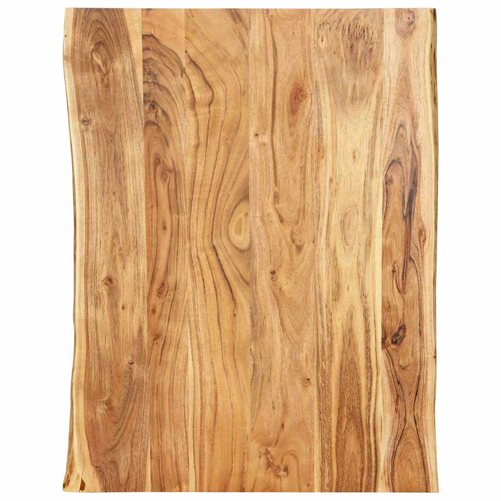 vidaXL Table Top Solid Acacia Wood 80x(50-60)x2.5 cm 1