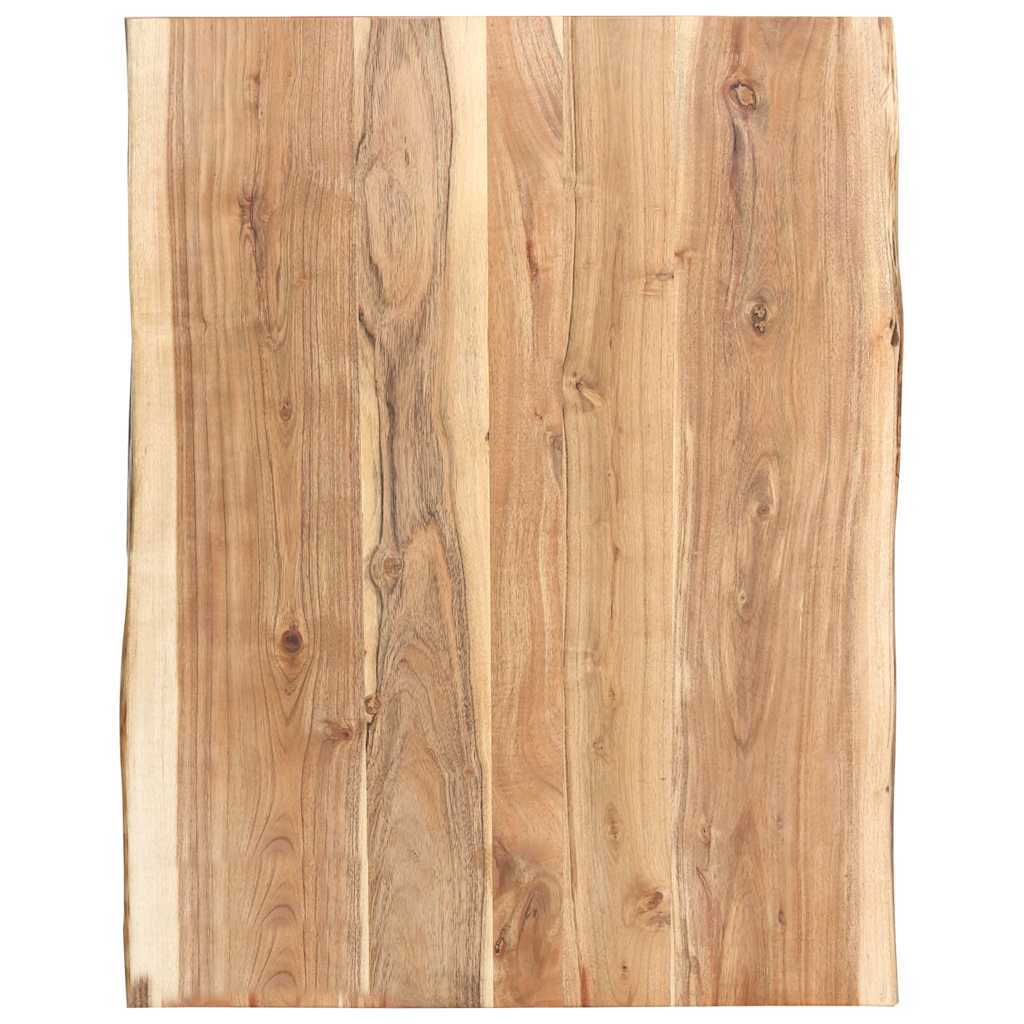 vidaXL Table Top Solid Acacia Wood 58x(50-60)x2.5