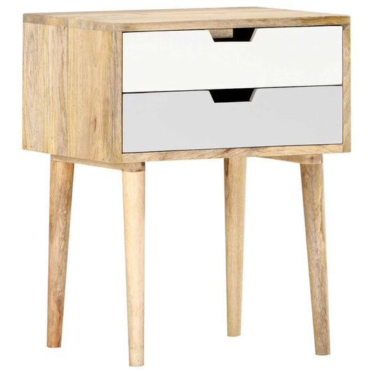 286481 vidaXL Bedside Cabinet 47x35x59 cm Solid Mango Wood 2