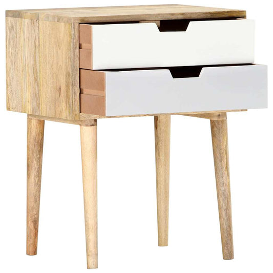 286481 vidaXL Bedside Cabinet 47x35x59 cm Solid Mango Wood 3