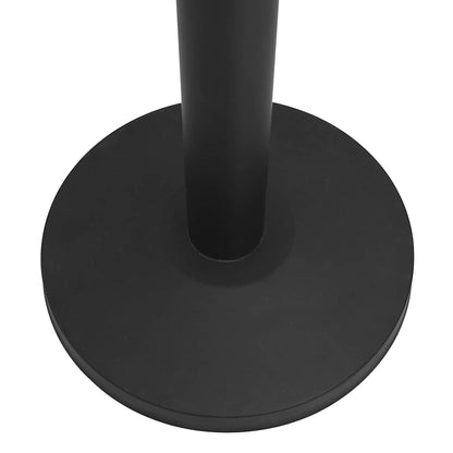 vidaXL Stanchion with Belt Airport Barrier Steel Black 4
