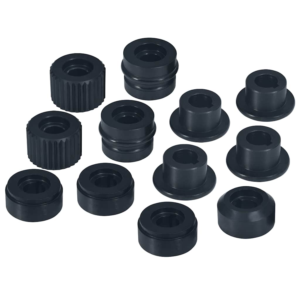 vidaXL Flange Nuts for Tube Beading Machine 12 pcs Steel 1