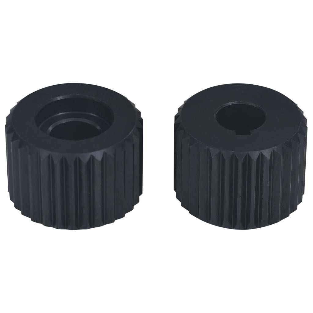 vidaXL Flange Nuts for Tube Beading Machine 12 pcs Steel 3