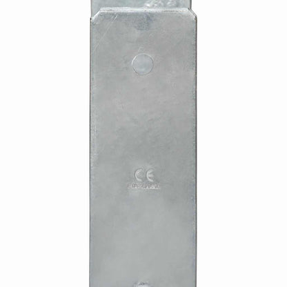 vidaXL Fence Anchors 6 pcs Silver 7x6x60 cm Galvanised Steel 4