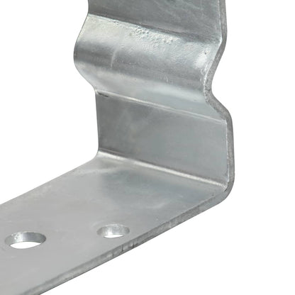 vidaXL Fence Anchors 12 pcs Silver 7x6x15 cm Galvanised Steel 6