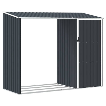 vidaXL Garden Shed | Anthracite | Galvanised Steel | Medium | Garden Shed 2