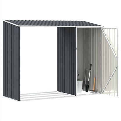 vidaXL Garden Shed | Anthracite | Galvanised Steel | Medium | Garden Shed 5