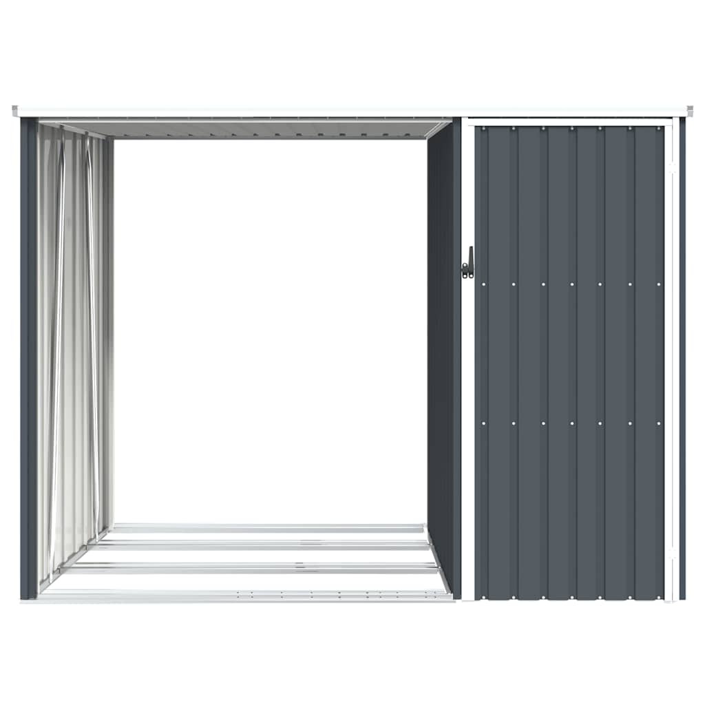 vidaXL Garden Shed | Anthracite | Galvanised Steel | Medium | Garden Shed 6