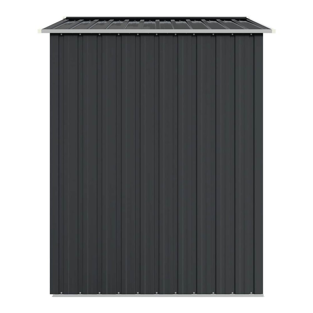Garden Shed 205x129x183 cm Galvanised Steel Anthracite