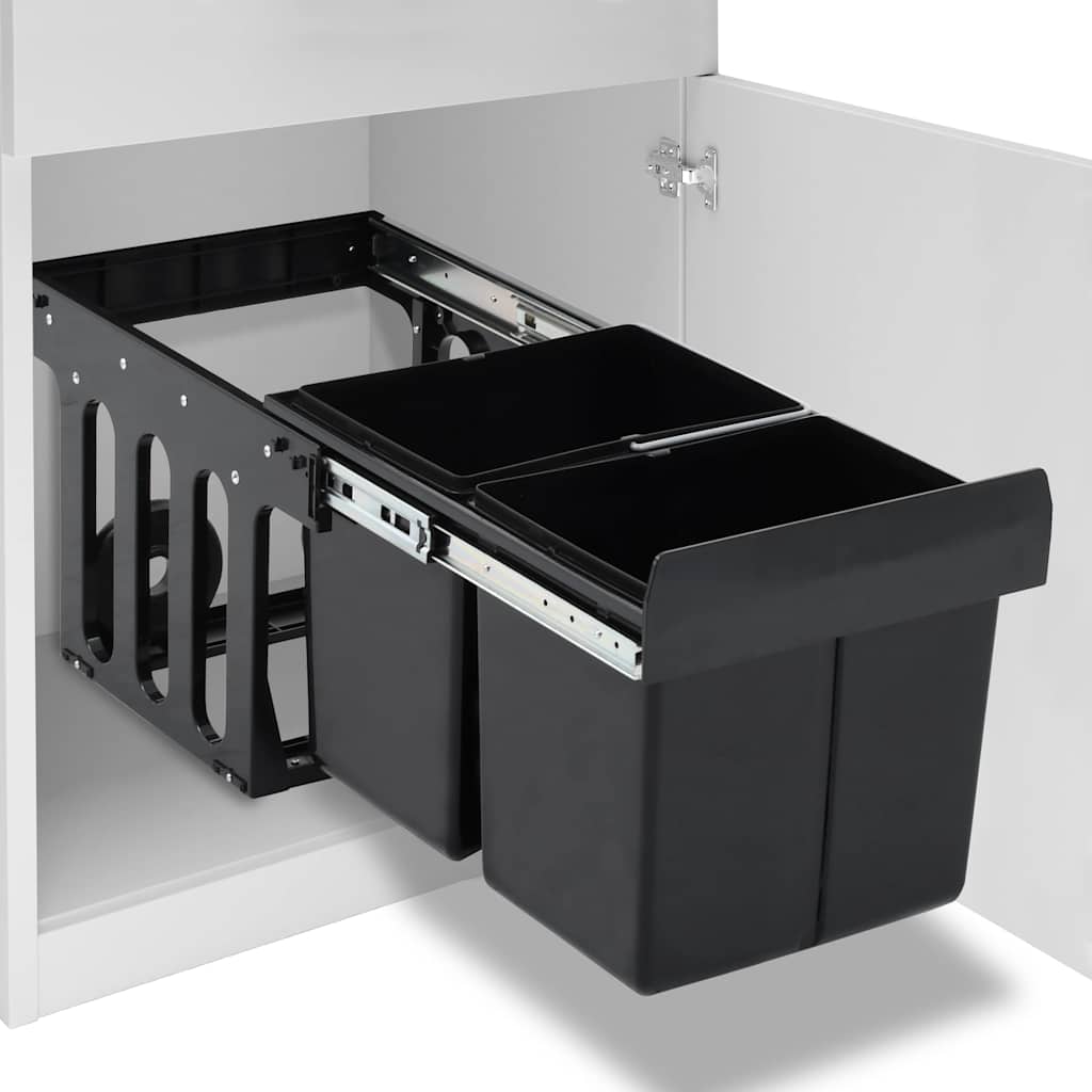 Kitchen Cupboard Pull-out Dustbin Soft-Close 36 L 2