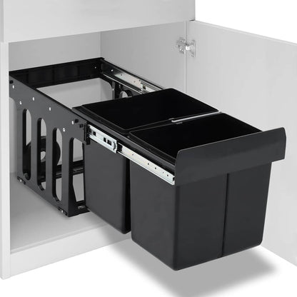 Kitchen Cupboard Pull-out Dustbin Soft-Close 36 L 2