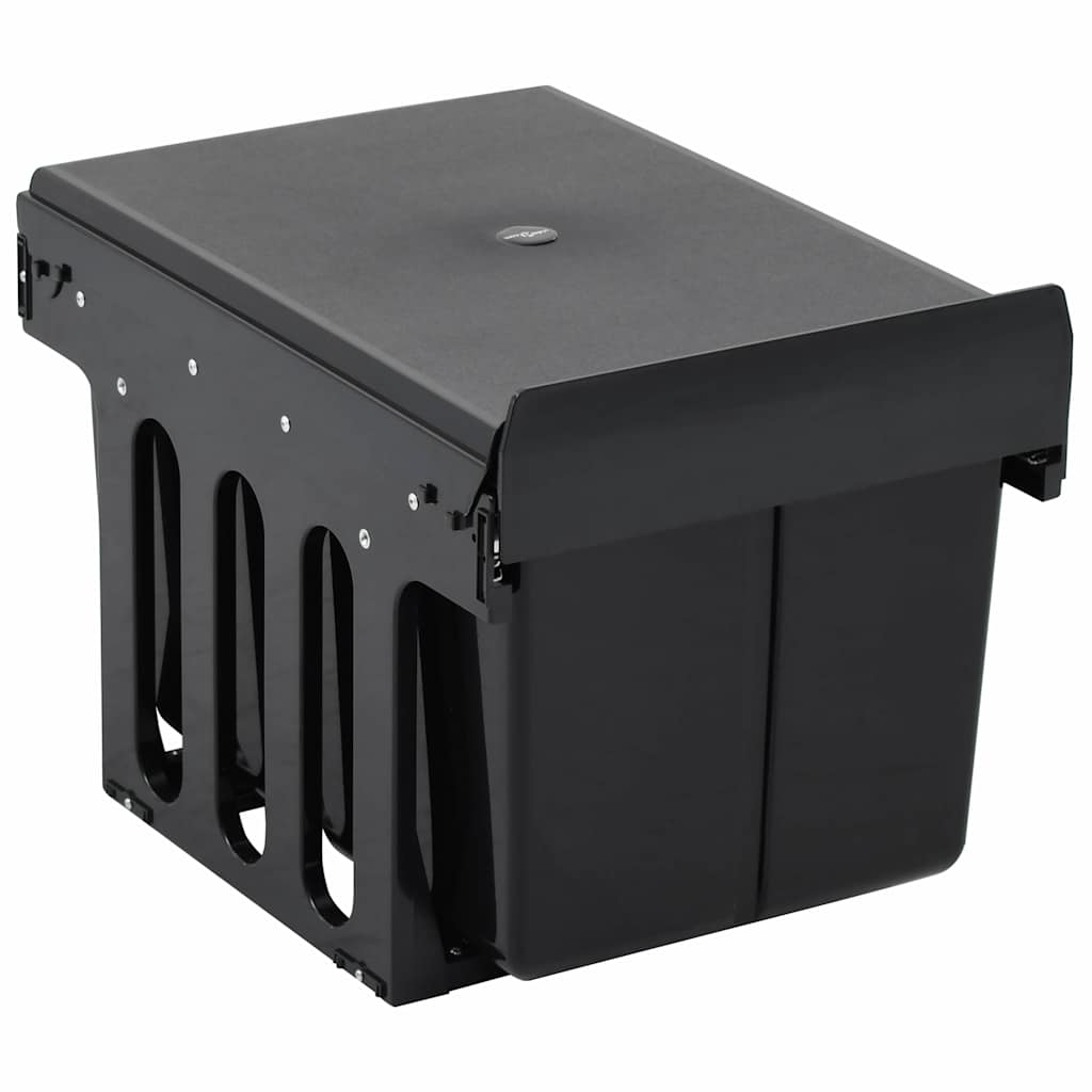 Kitchen Cupboard Pull-out Dustbin Soft-Close 36 L 2