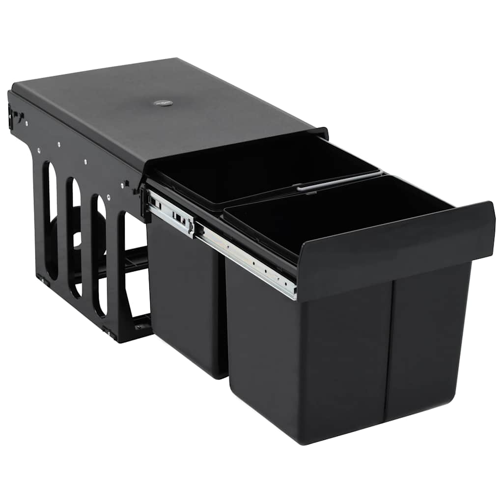 Kitchen Cupboard Pull-out Dustbin Soft-Close 36 L 2