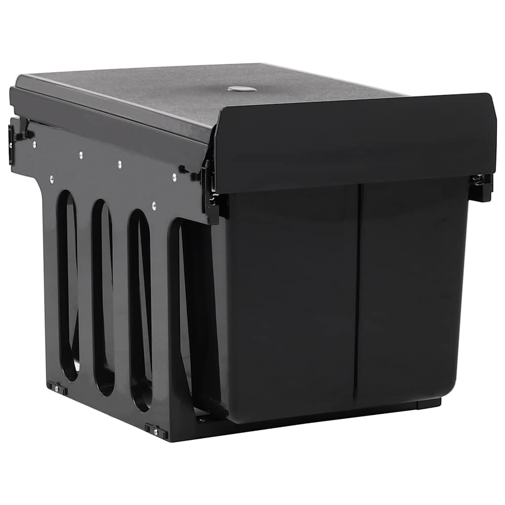 Kitchen Cupboard Pull-out Dustbin Soft-Close 48 L 3