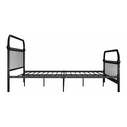 Bed Frame without Mattress Metal Black 180 x 200 cm