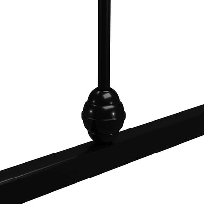 Bed Frame without Mattress Metal Black 180 x 200 cm