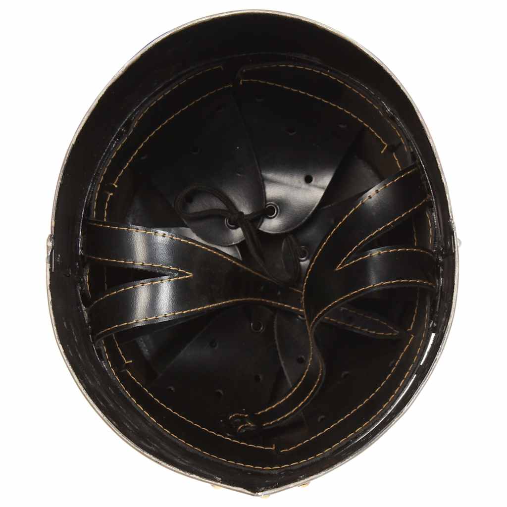 vidaXL Medieval Crusader Knight Helmet Replica LARP Silver Steel 5