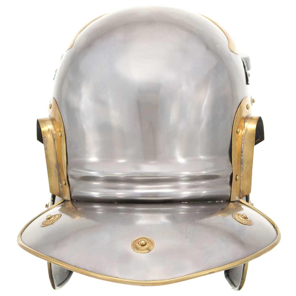 Medieval Knight Helmet Antique Replica LARP Silver Steel Model 22–Model 33 Model 24
